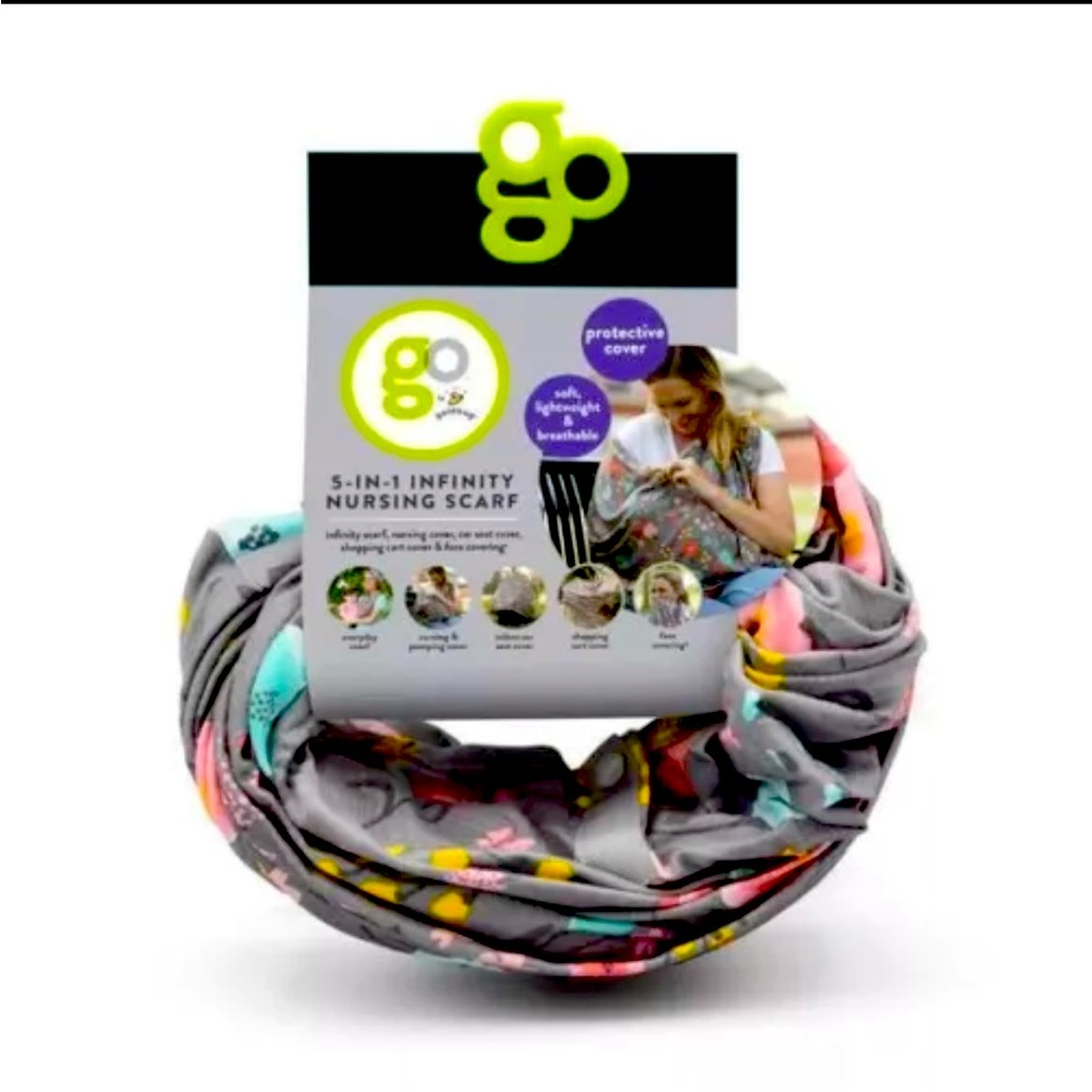 GO by Goldbug Nursing Scarf - Floral